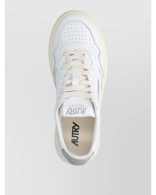 Autry Natural Leather Low-Top Sneakers