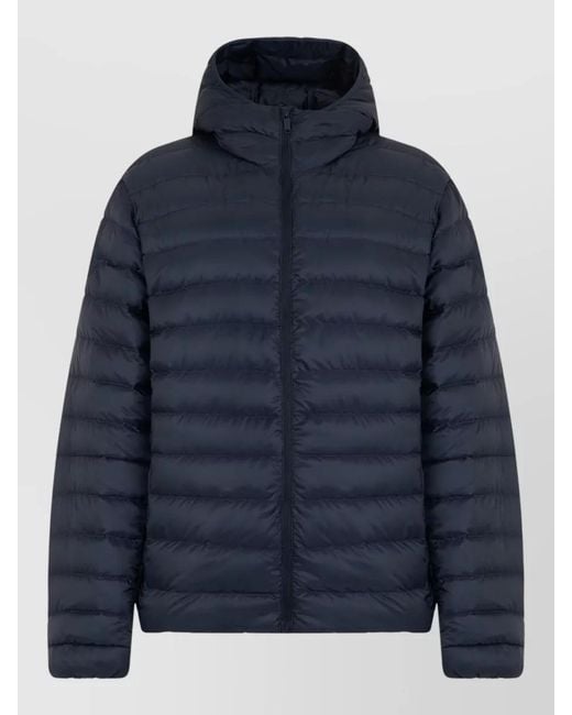 Canada Goose Blue Hooded Padded Jacket Casual Outdoor City for men
