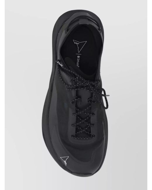Roa Black Reinforced Round Toe Mesh Sneakers for men