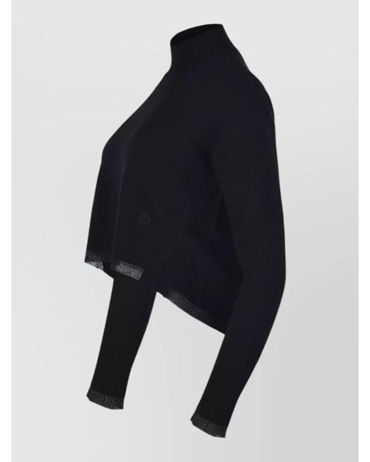 Pinko Blue Wool Cashmere Sweatshirt