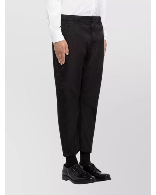Prada Black Straight-Leg Trousers for men