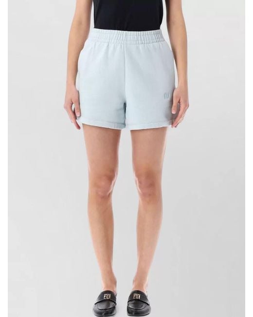 Anine Bing Blue Cotton Knee-Length Shorts
