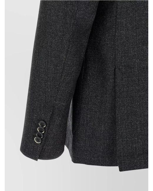 Barena Black Virgin Wool Blazer for men