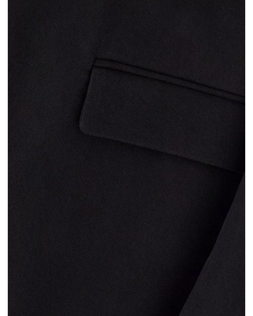 Ann Demeulemeester Black Denim Single-Breasted Blazer