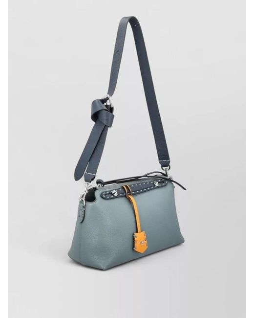 Fendi Blue By The Way Medium Leather Shoulder Bag