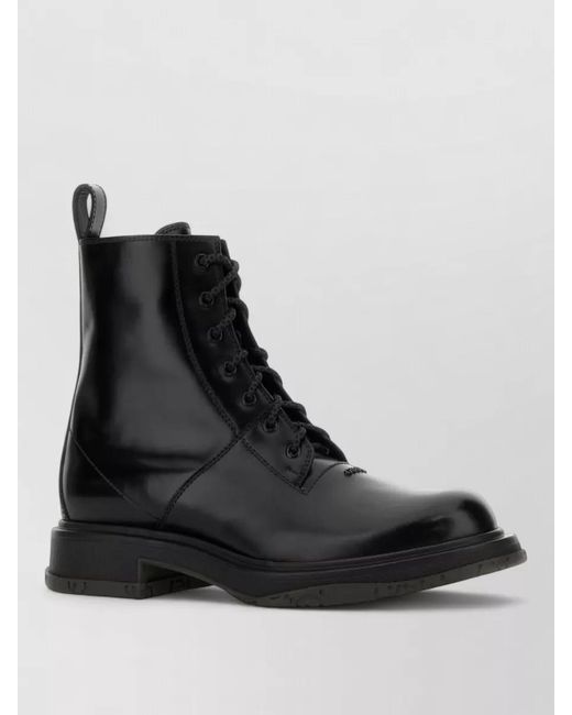 Gucci Black Leather Ankle Boots for men