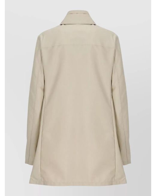 Fay Natural Waterproof Short Jacket