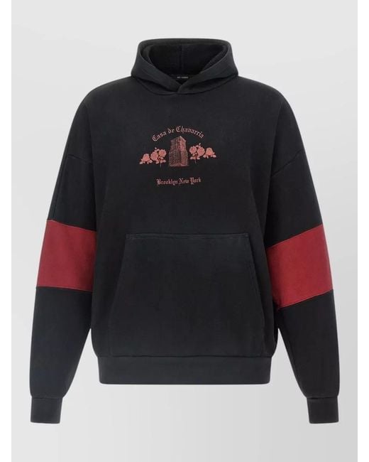 Willy Chavarria Blue Casa De Chavarria Hooded Top for men
