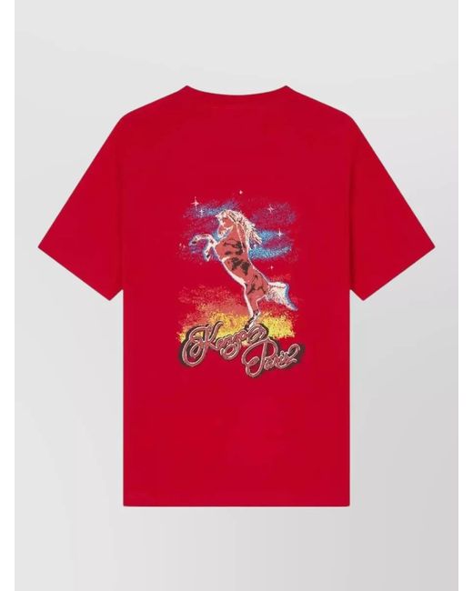 KENZO Red Cotton Jersey T-Shirt for men