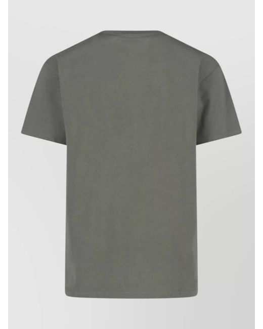 Carhartt Gray Crew Neck T-Shirt Short Sleeve Style for men