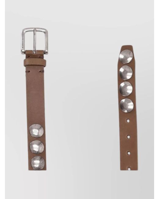 Golden Goose Deluxe Brand Multicolor Studded Leather Belt for men