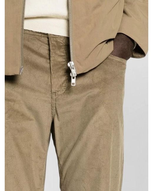 Etro Natural Straight Leg Corduroy Jeans for men