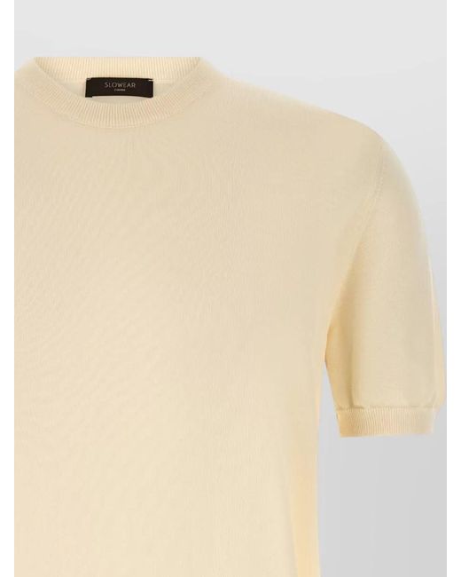 Zanone Natural Cotton Crew-Neck Jumper for men