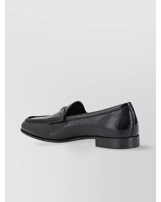 Prada Black Patent Leather Loafers