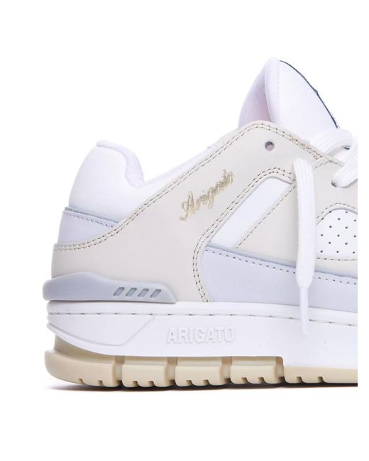 Axel Arigato White Leather Low-Top Sneakers