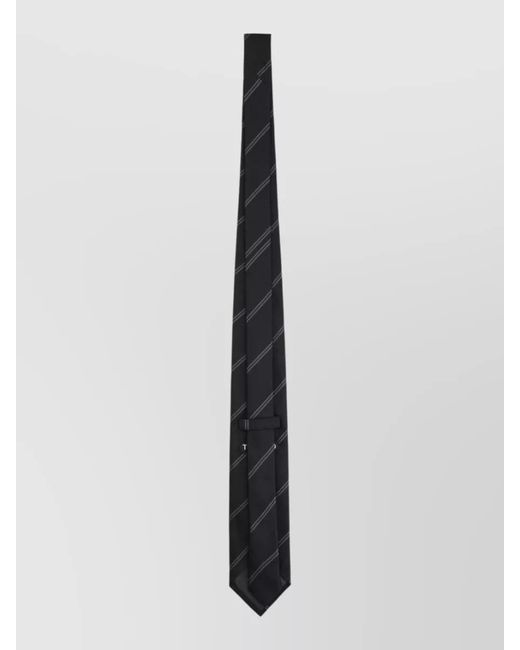 Tom Ford White Printed Silk Tie for men