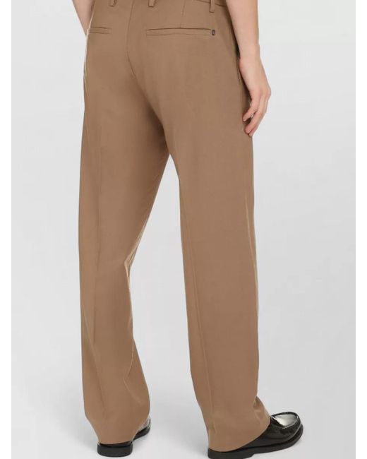 Dondup Natural Virgin Wool Tailored Trousers for men