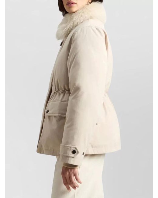 Woolrich Natural Parka Coat