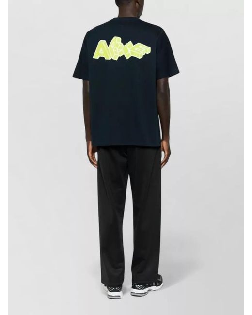 Arte' Blue Collage Cotton T-Shirt for men