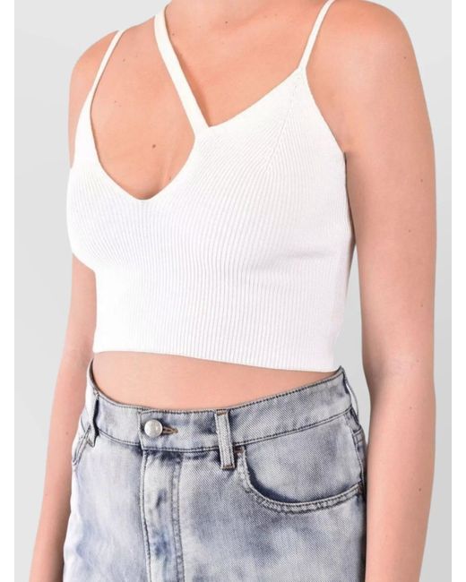 Laneus White Tank Top