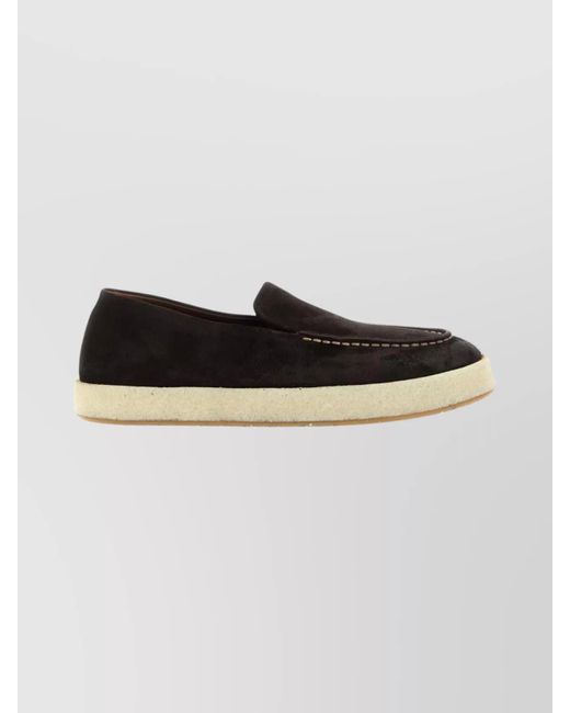 Marsèll Black Leather Loafers for men