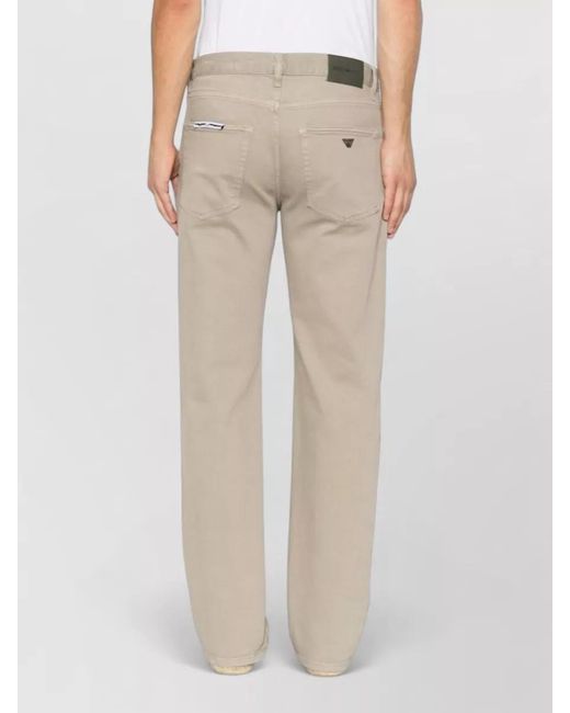 Emporio Armani Natural Slim Fit Denim Straight Leg Jeans for men