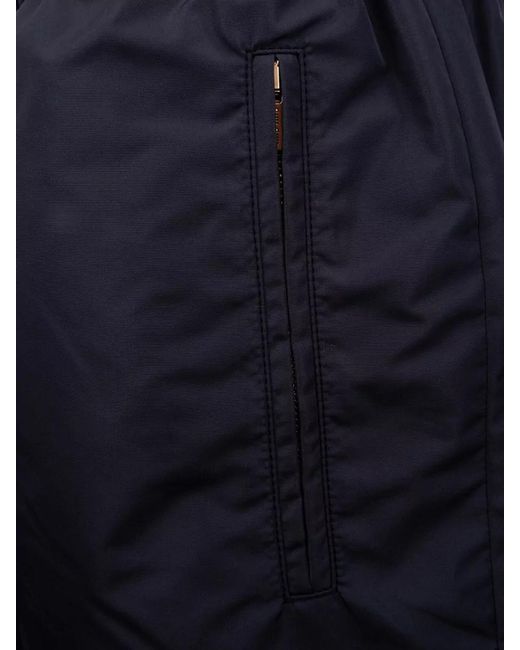 Miu Miu Blue Beach Shorts Featuring Back And Side Pockets