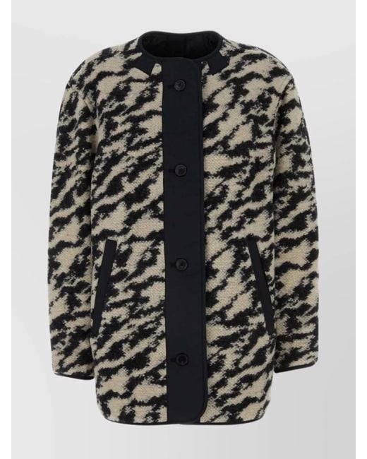 Isabel Marant Black Reversible Wool Jacket