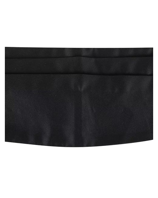 Lardini White Wool Tuxedo Belt for men