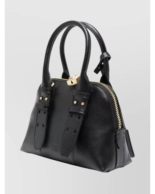 Pinko Gray Stylish Shoulder Bags Adjustable Strap