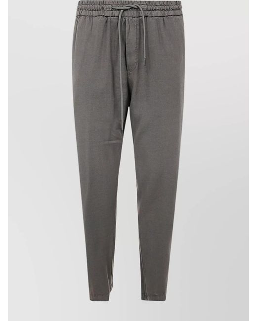Dondup Gray Cotton Track Pants for men