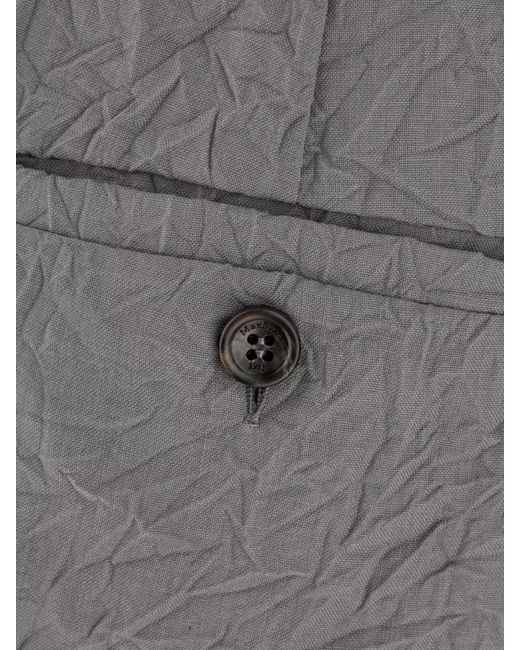 Max Mara Gray Wool Mini Skirt