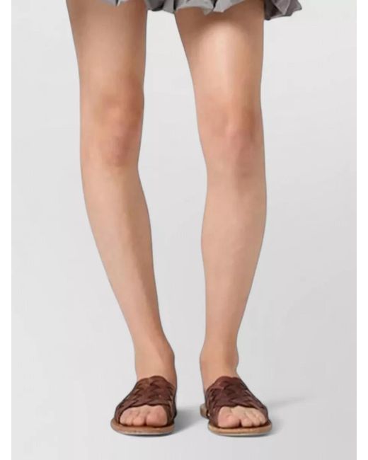 Miu Miu Gray Mini Skirt Pleated Design Fashion Piece