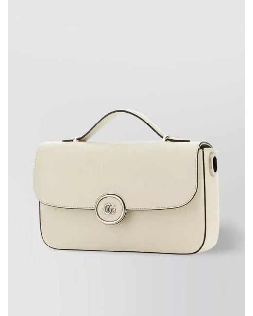 Gucci Natural Small Gg Handbag Top Handle