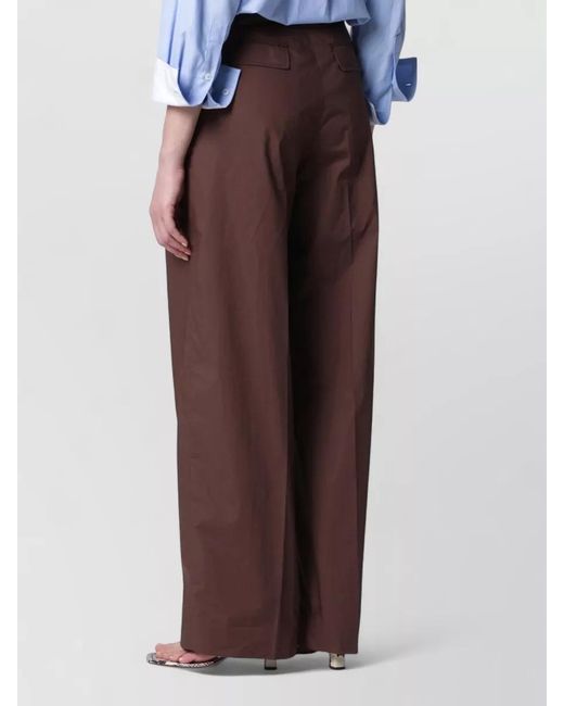 Thelatest Brown Wide-Leg Trousers