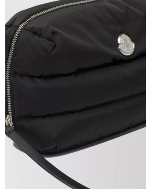 Moncler Black Caradoc Quilted Beauty Wrist Strap Case