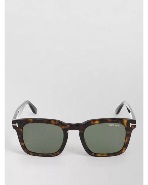 Tom Ford Green Square Sunglasses Ft0751 52N 22 145