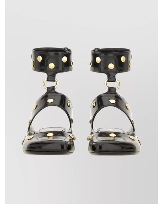 Chloé Metallic Leather Sandals