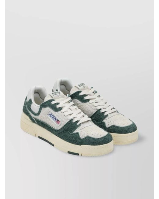 Autry Multicolor Suede And Mesh Sneakers With Rubber Sole for men
