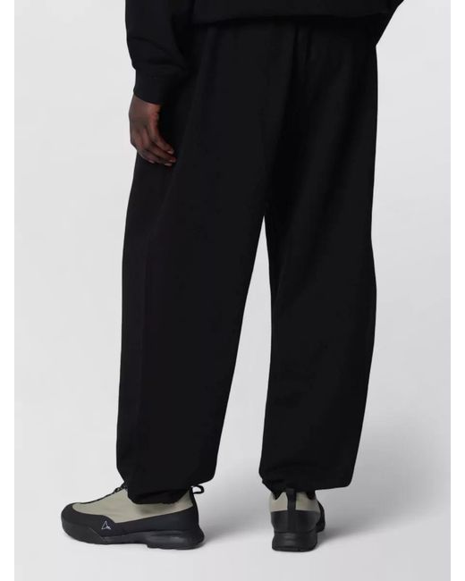 Canada Goose Black Tailored Pants Side Pockets Menswear Collection for men