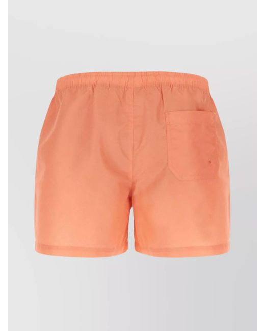 Marcelo Burlon Pink Polyester Swim Shorts for men