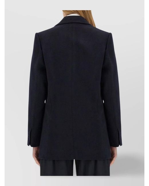 Victoria Beckham Black Cashmere Oversized Blazer
