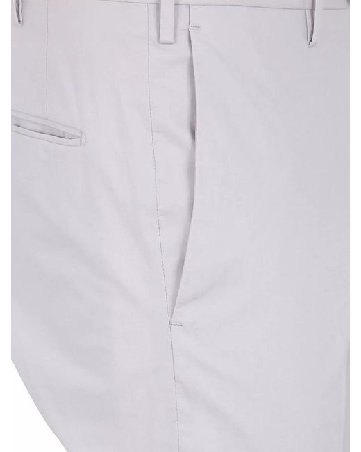 Incotex Gray Slim-Fit Chino Trousers for men