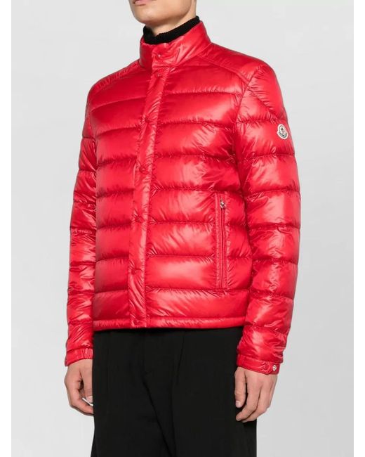 Moncler Red Down Puffer Jacket for men