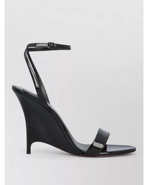 Christian Louboutin Multicolor Zeezeenella Patent Leather Open Toe Pumps
