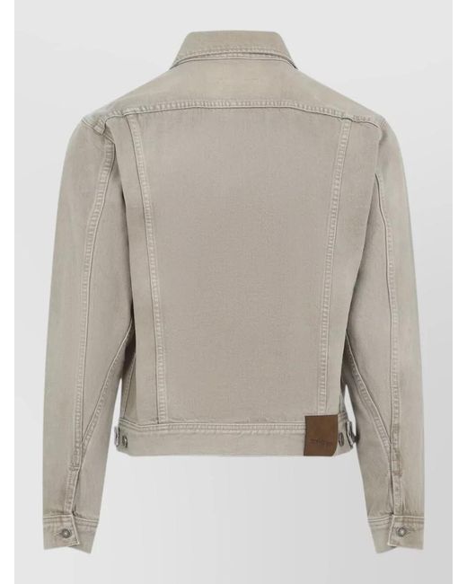 Tom Ford Gray Denim Jacket for men