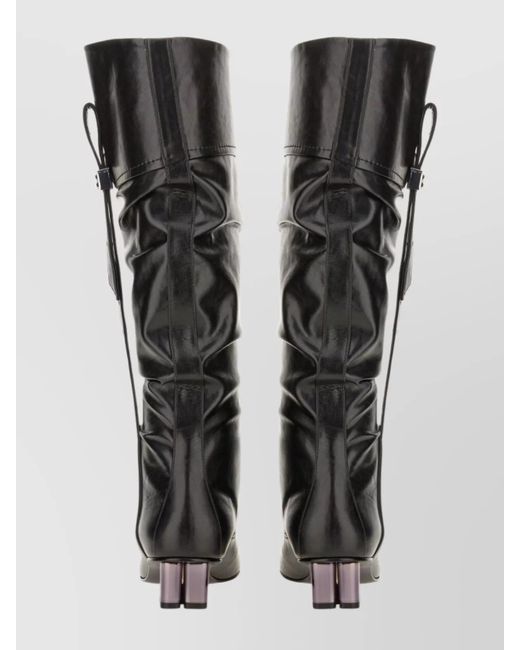 Ganni Black Slouchy Boots