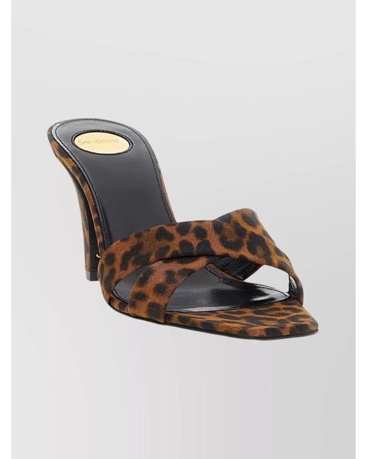 Saint Laurent Natural 'Jill' Mules