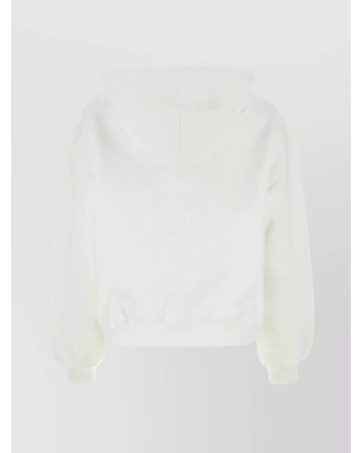 Alexander Wang White Oversized Hoodie