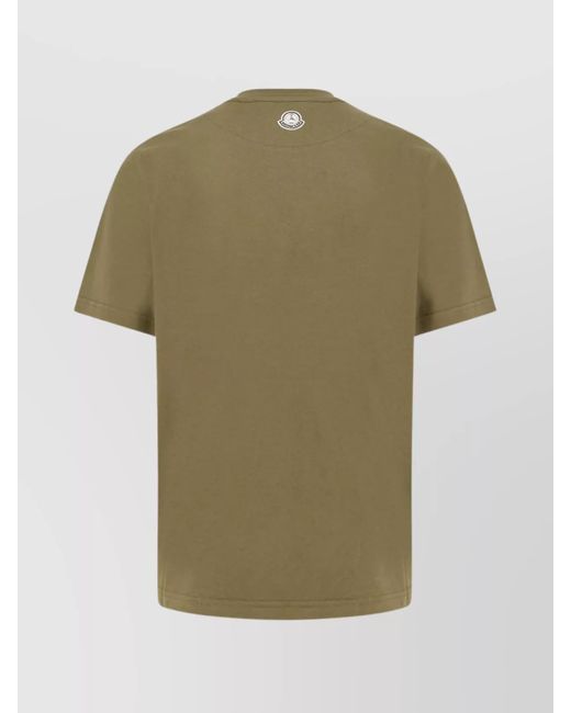 Moncler Genius Gray Cotton Printed Short-Sleeve T-Shirt for men